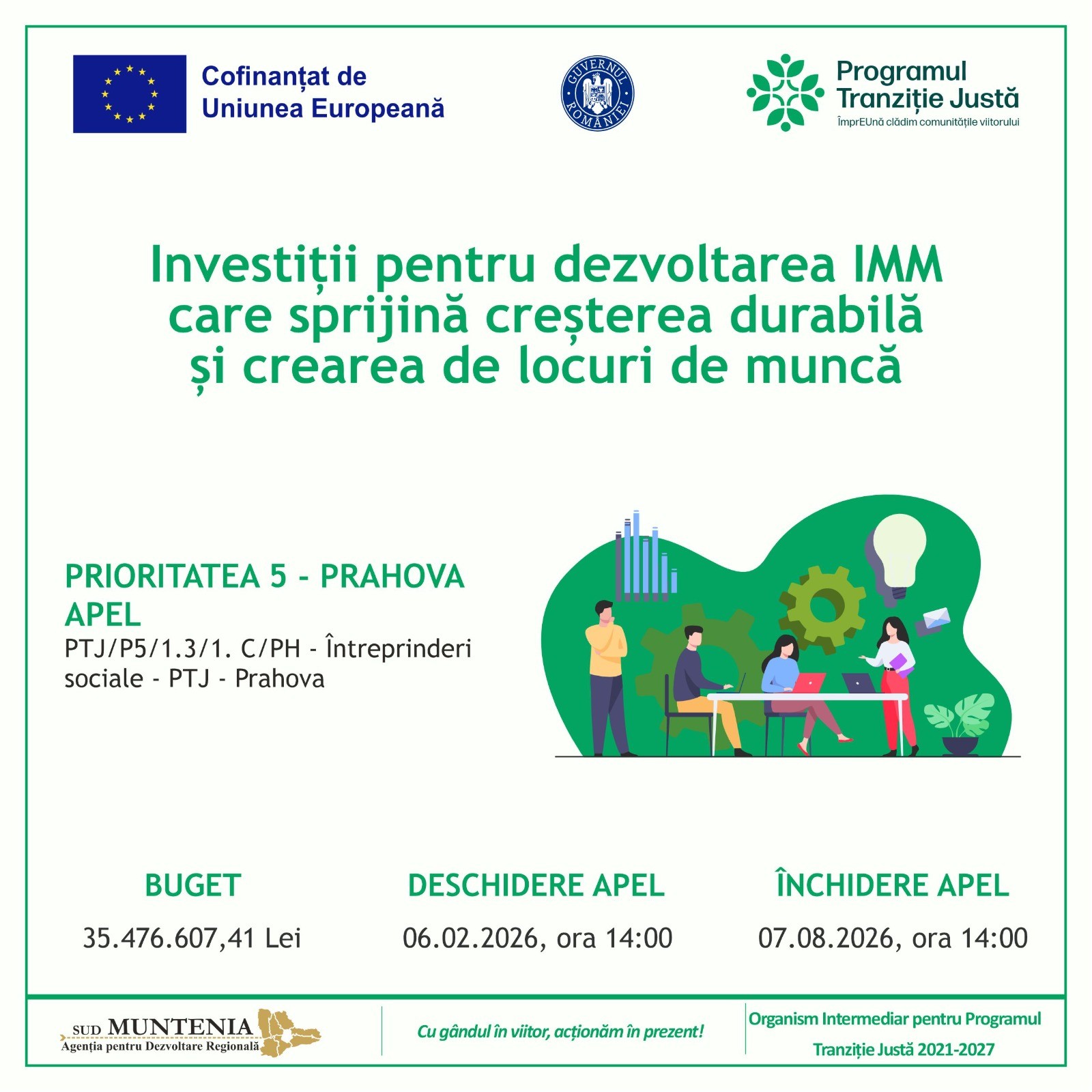 Sprijin pentru comunitățile vulnerabile: apel deschis pentru economia socială prin PTJ 2021–2027